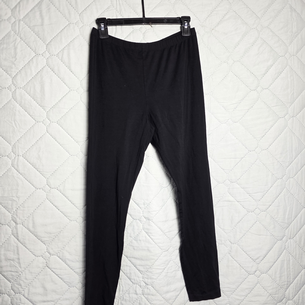 Eileen Fisher Pants Leggings Womens Sz S  Black Stretch Skinny